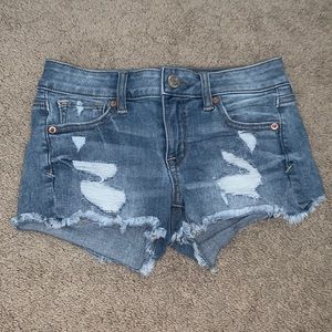 Light Washed Denim Shorts!